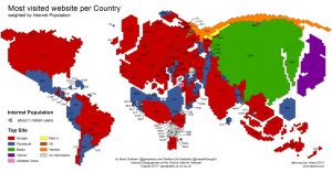 Mapa de densidad de internautas