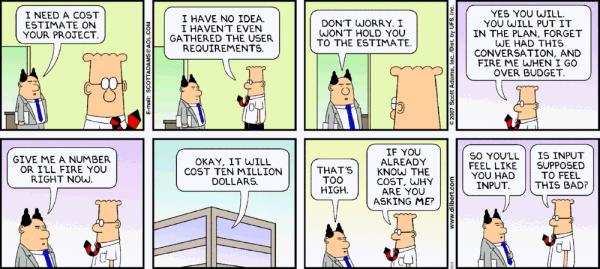 Dilbert Software Estimation